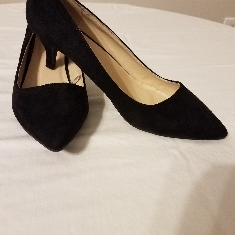 Torrid Black Suede Heels